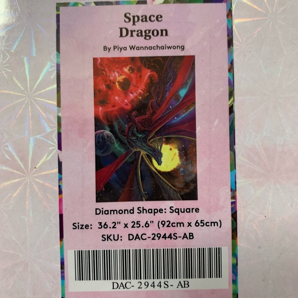🌟Diamond Art Club Diamond Painting Kit Space Dragon